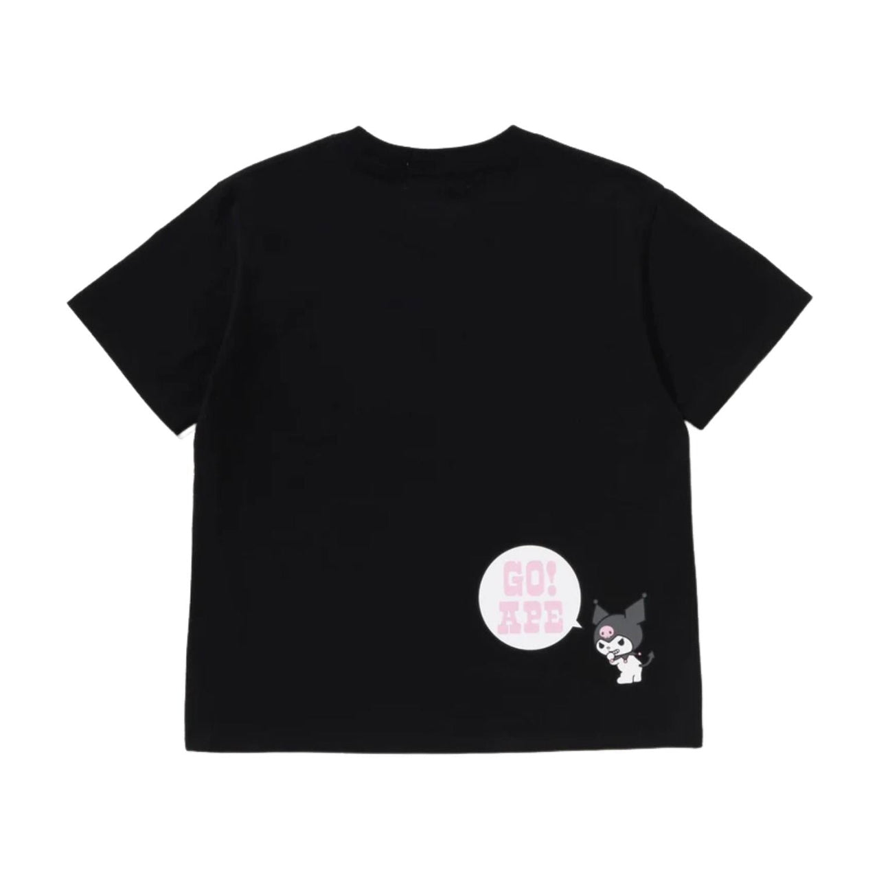 (PS) A BATHING APE x Kuromi College Mini T-Shirt 'Black' 1M23-310-902-BLK