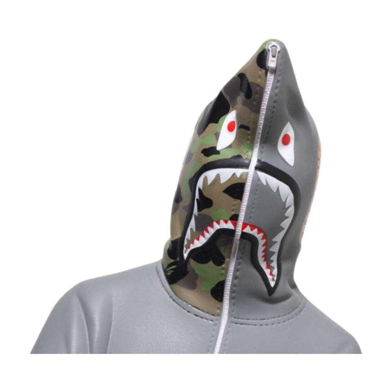 A Bathing Ape Shark Figure 'Grey' 1J80-185-001-GRY
