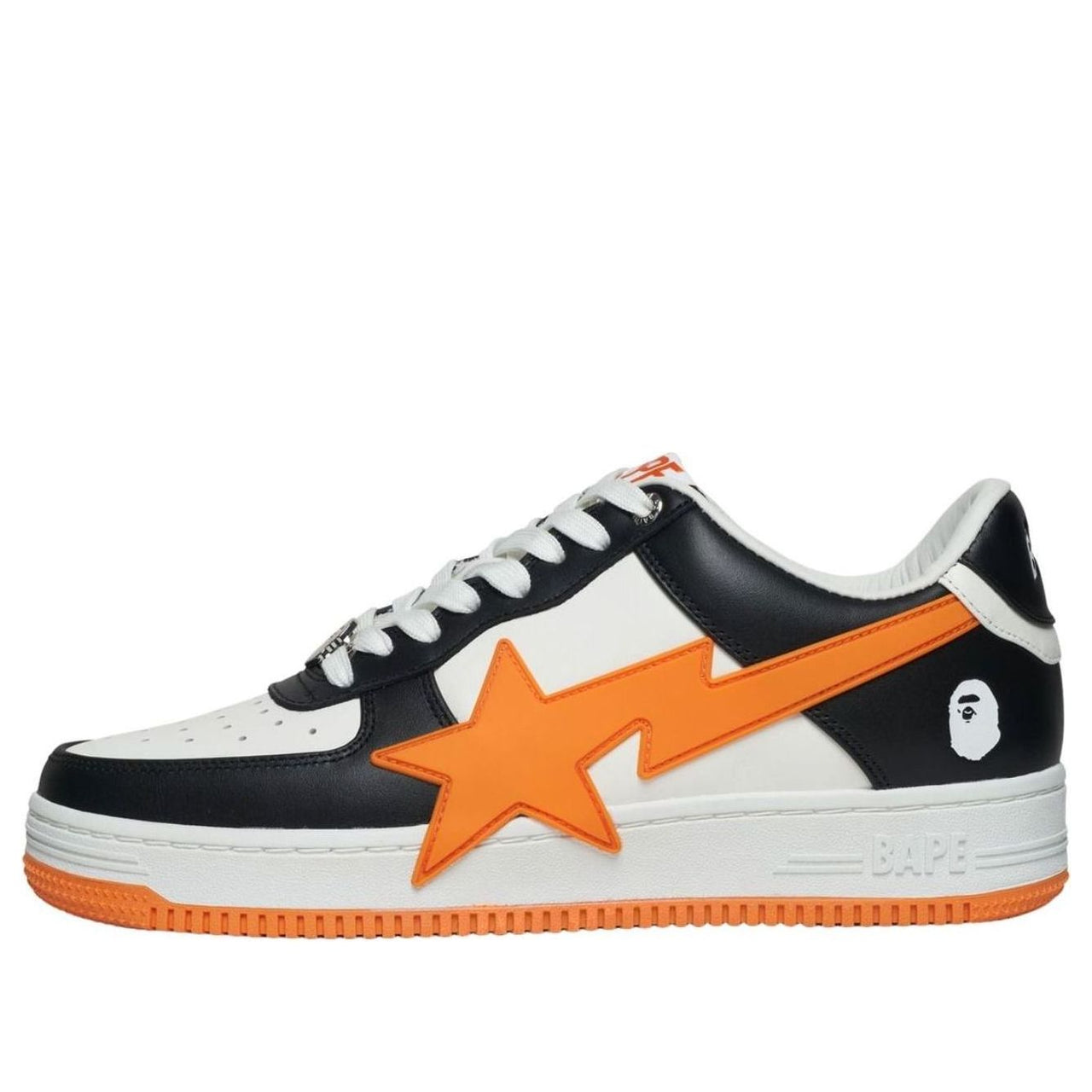 (WMNS) A Bathing Ape Sta OS #2 'Black Orange' 1K70-291-309-BLACK