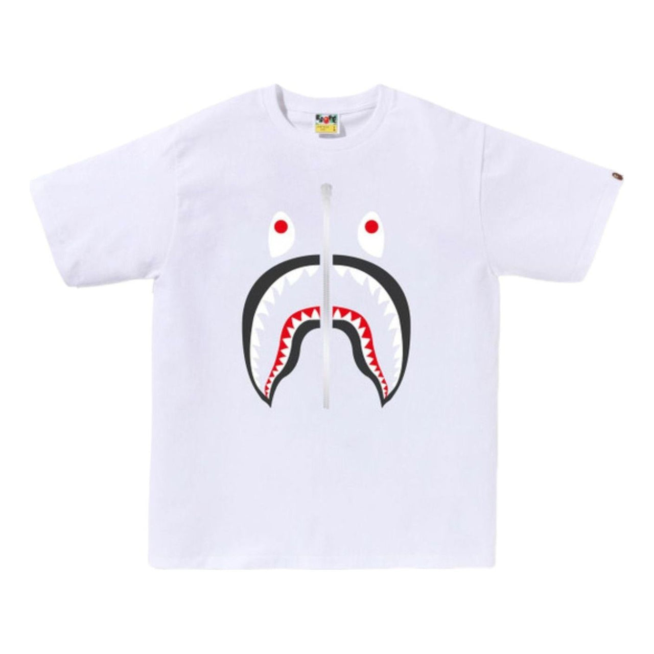 A Bathing Ape Shark T-shirt 'White' 1K30-110-003-WHT