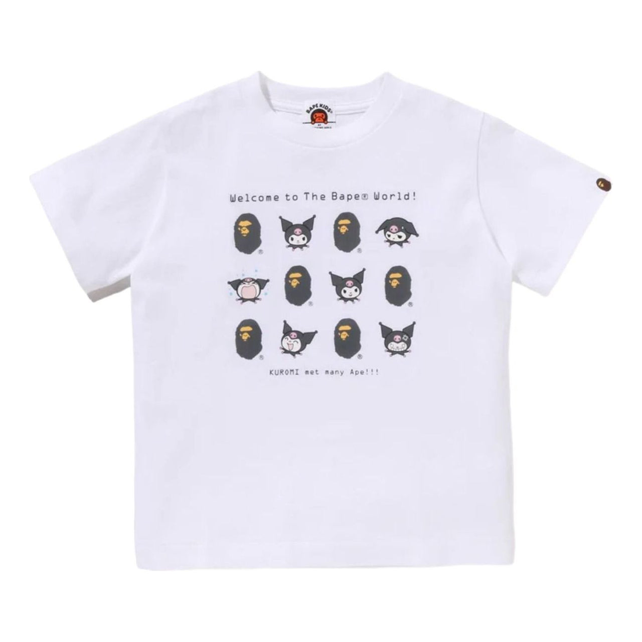 (PS) A BATHING APE x Kuromi T-Shirt 'White' 1M23-310-901-WHT