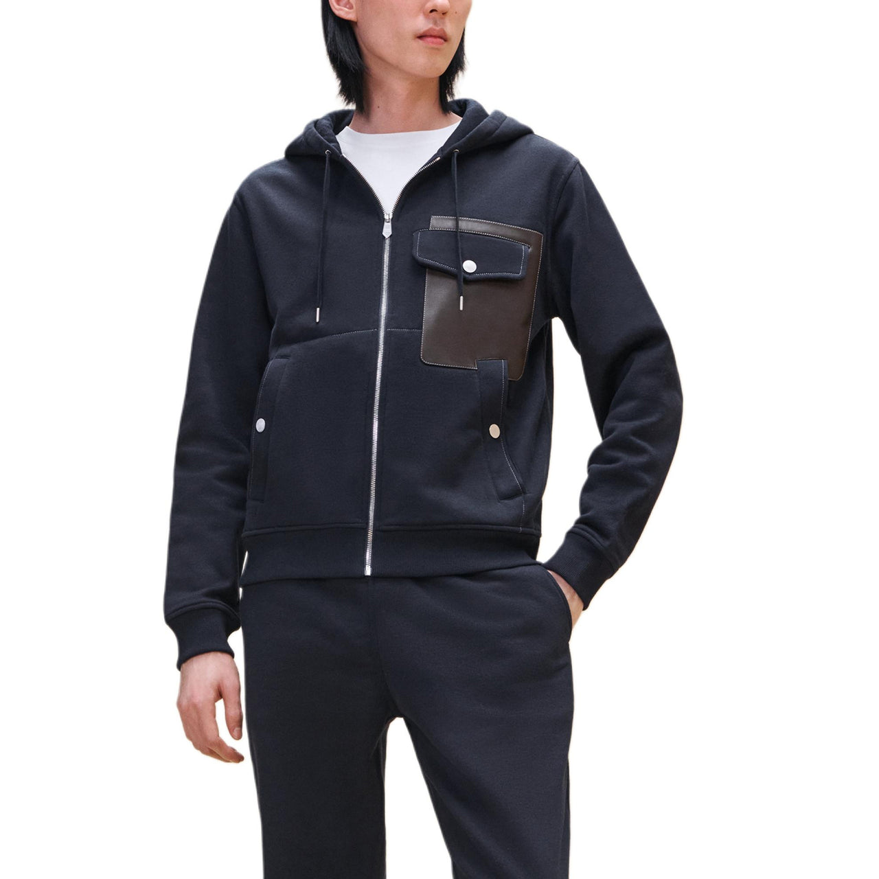 HERMES Jackets & Coats Men's Marine Blue