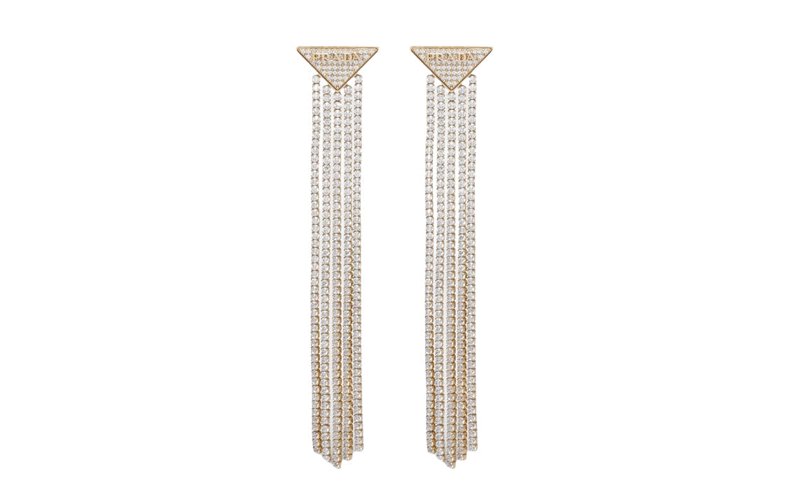 PRADA Earrings Women's Gold