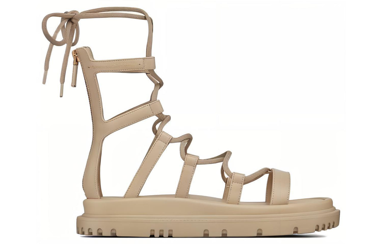 DIOR Abbesse Roman Sandals Women's Beige