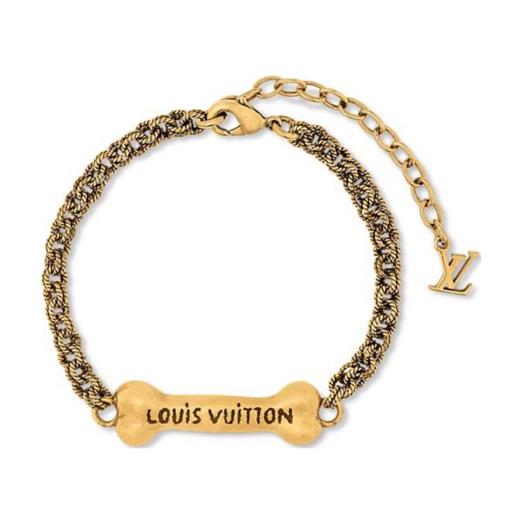 LOUIS VUITTON Lv Bone Bracelet