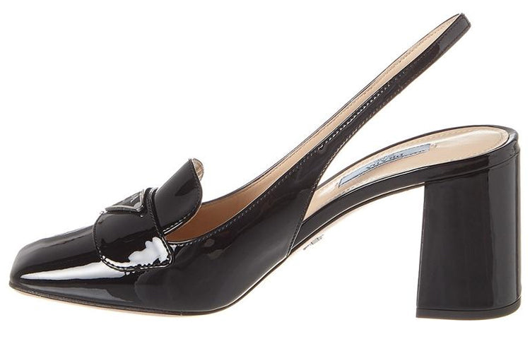 PRADA Chunky Heel High Heels Women's Black