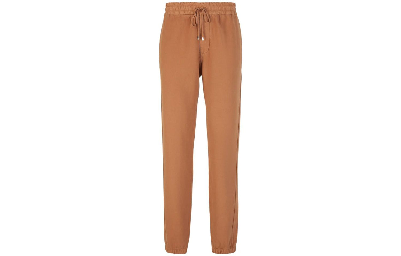 SAINT LAURENT Drawstring waistband Cotton Track Pants