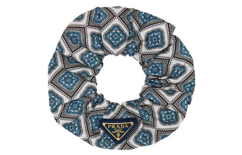 PRADA Cotton Fabric Hats & Caps Women's Blue