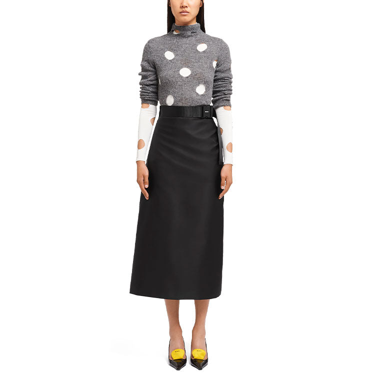 PRADA Casual Long Skirts Women's Black