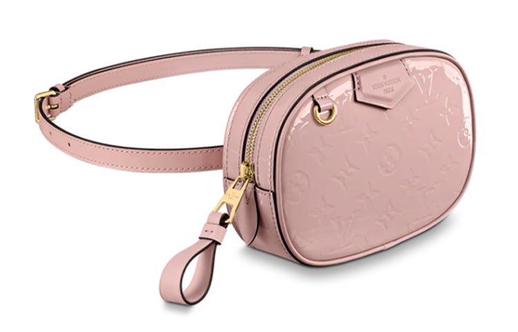 LOUIS VUITTON Cow Leather Fanny Pack Women's Pink
