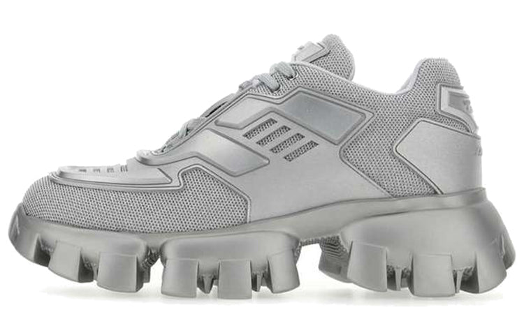 PRADA Cloudbust Thunder Low Top Casual Shoes Women's Gray Silver