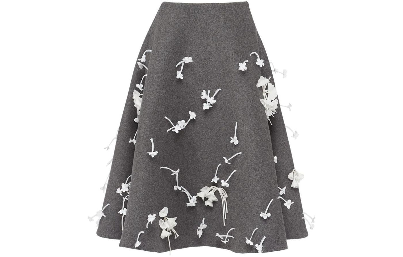 PRADA Casual Short Skirts Women's Gray