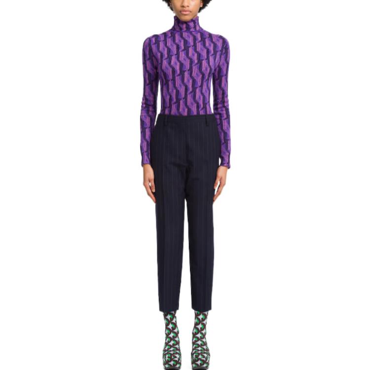 PRADA Casual Pants Women's Dark Blue