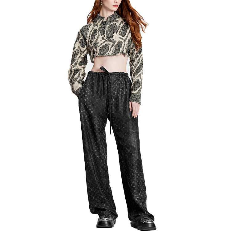 LOUIS VUITTON Casual Pants Women's Black