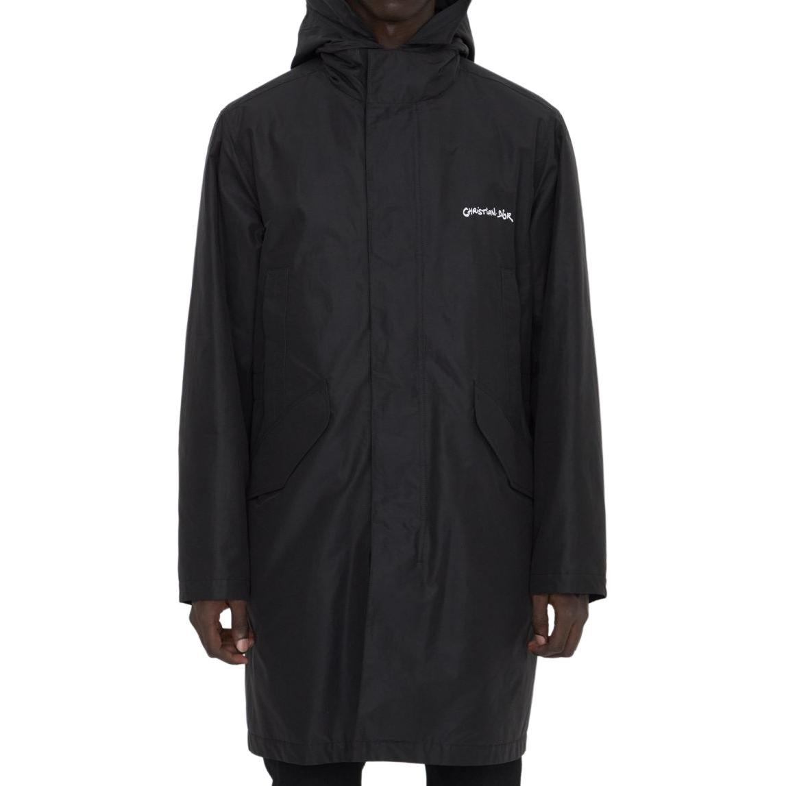DIOR Christian DIOR Tag Hooded Parka