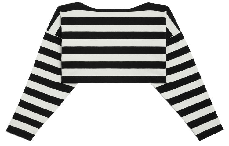 CELINE Crop Top Women's Black White