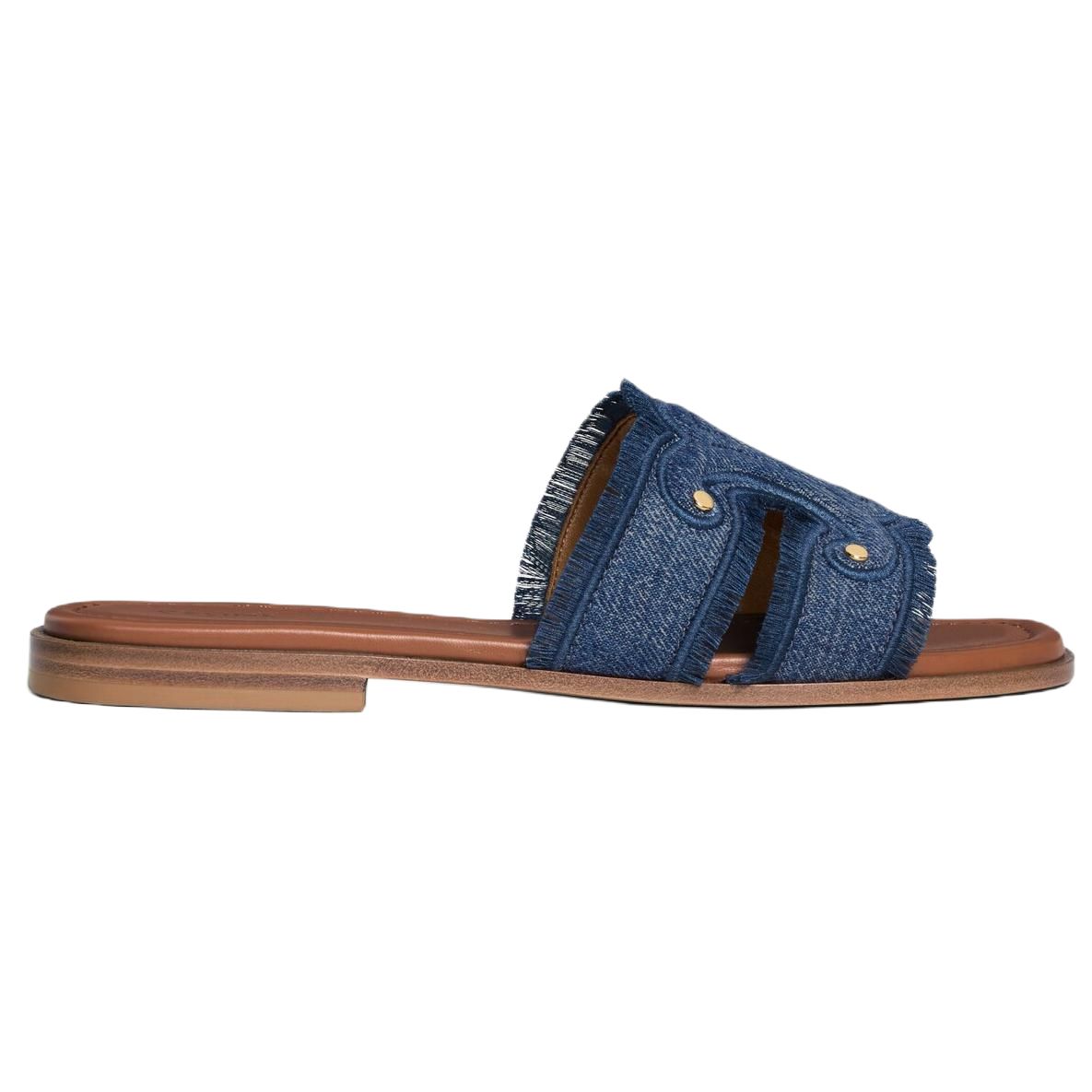 CELINE Slide Slippers Women's Blue