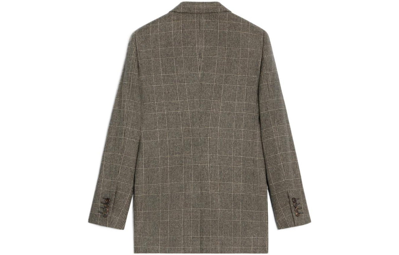 CELINE FW23 Business Suits Coats Women's Ice Brown