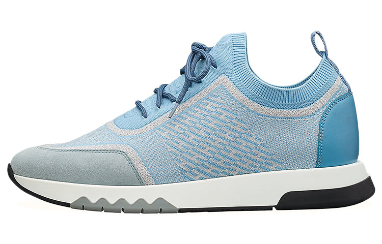 HERMES Addict Anti-Slip And Wear-Resistant Breathable Low-Top Casual Shoes Women's Blue