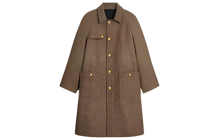 CELINE Coats Women's Brown