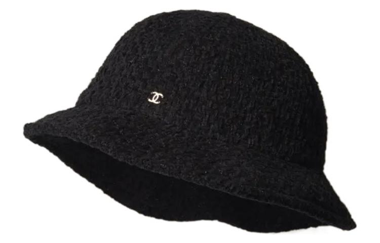 CHANEL Bucket Hats Women's Black