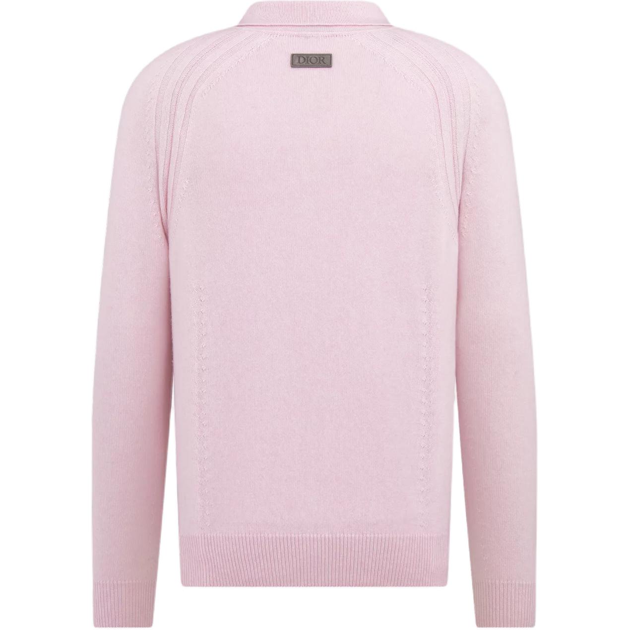 DIOR Icons Long Sleeved Knit Polo Shirt
