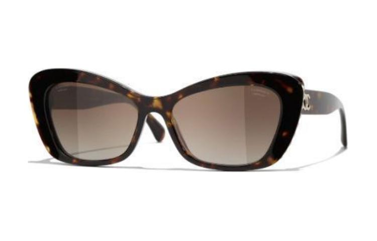 CHANEL - Cat Eye Sunglasses Women's Tortoiseshell