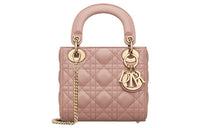 DIOR Lady Dior Sheepskin Shoulder Bag, Crossbody Bag, Handbag Mini Women's Crimson