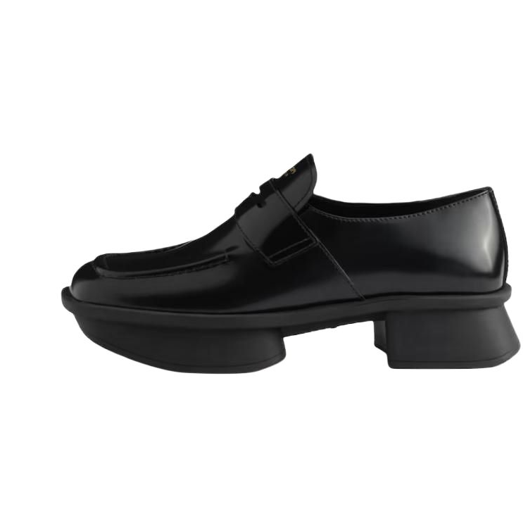 PRADA Equal Loafers 4cm Women's Black