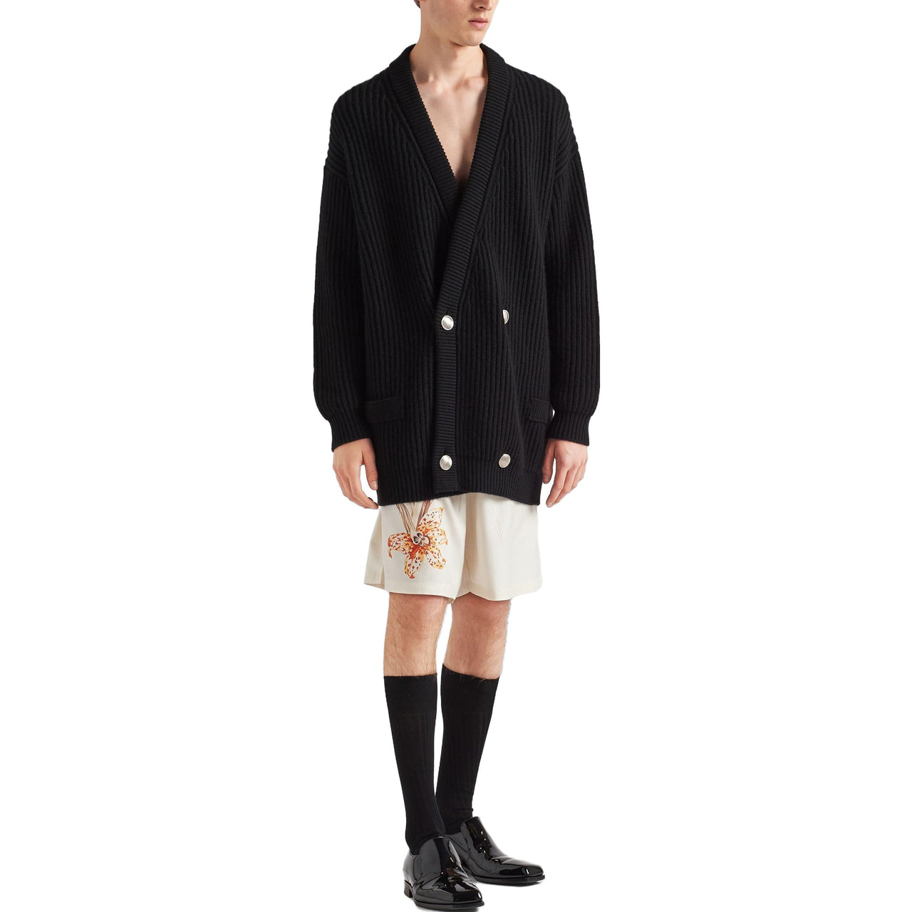 PRADA Cashmere Sweater Men's Black