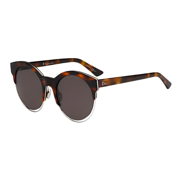 DIOR Browline Sunglasses Women's Tortoiseshell