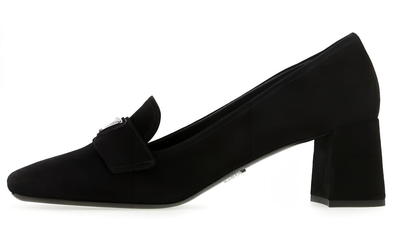 PRADA Chunky Heel High Heels Women's Black