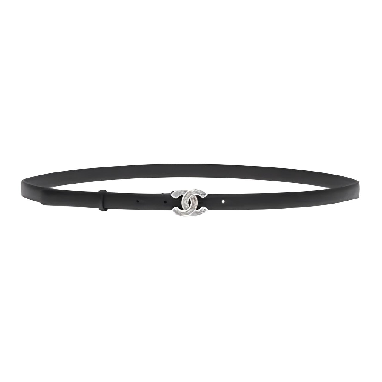 CHANEL - Leather Belts Women's Black -