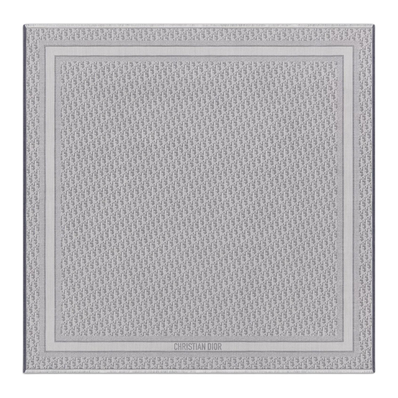 DIOR Mulberry Silk Shawls Women's Gray
