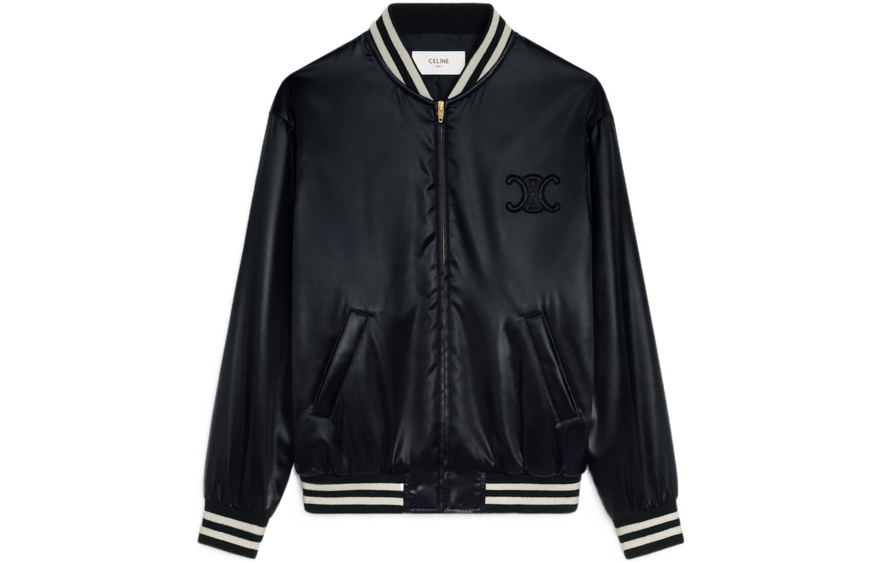 CELINE Back To School Season Baseball Jacket Women's Black