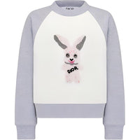 DIOR Sweatshirt Kids' Apparel SS23 Girls Gray Kids'