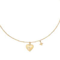 LOUIS VUITTON Blooming Heart Necklace