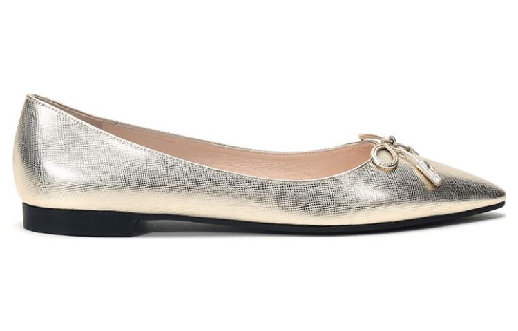 PRADA Casual Single Shoes Women's Gold