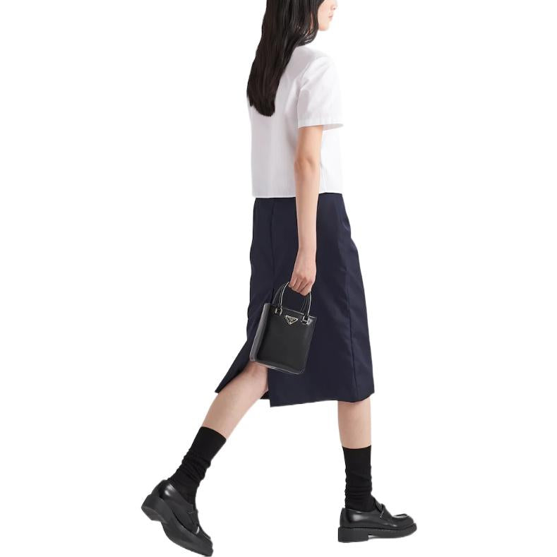 PRADA Casual Long Skirts Women's Marine Blue