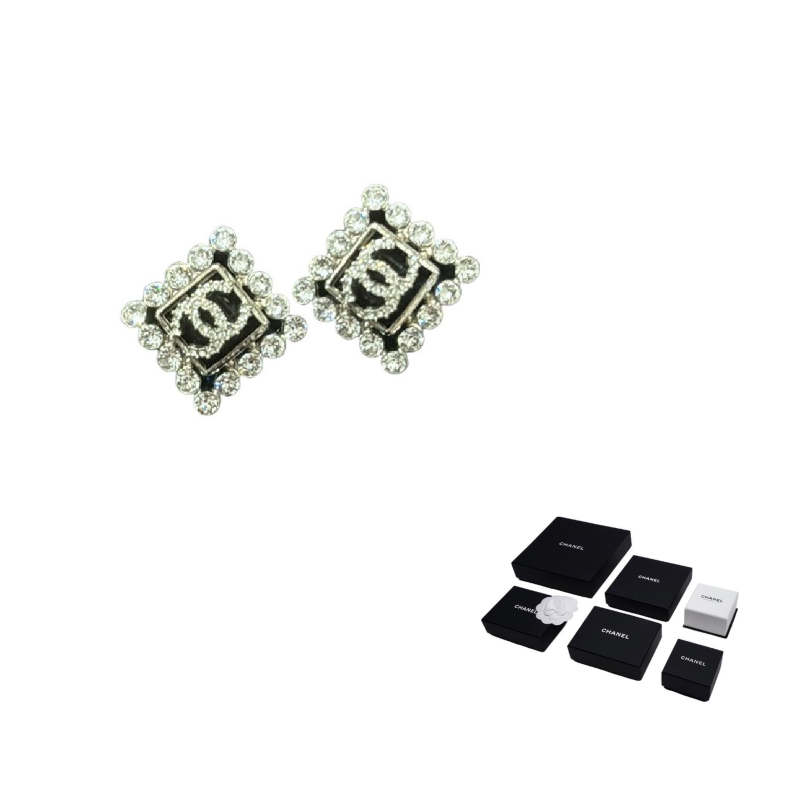 CHANEL - Stud Earrings Women's Silver