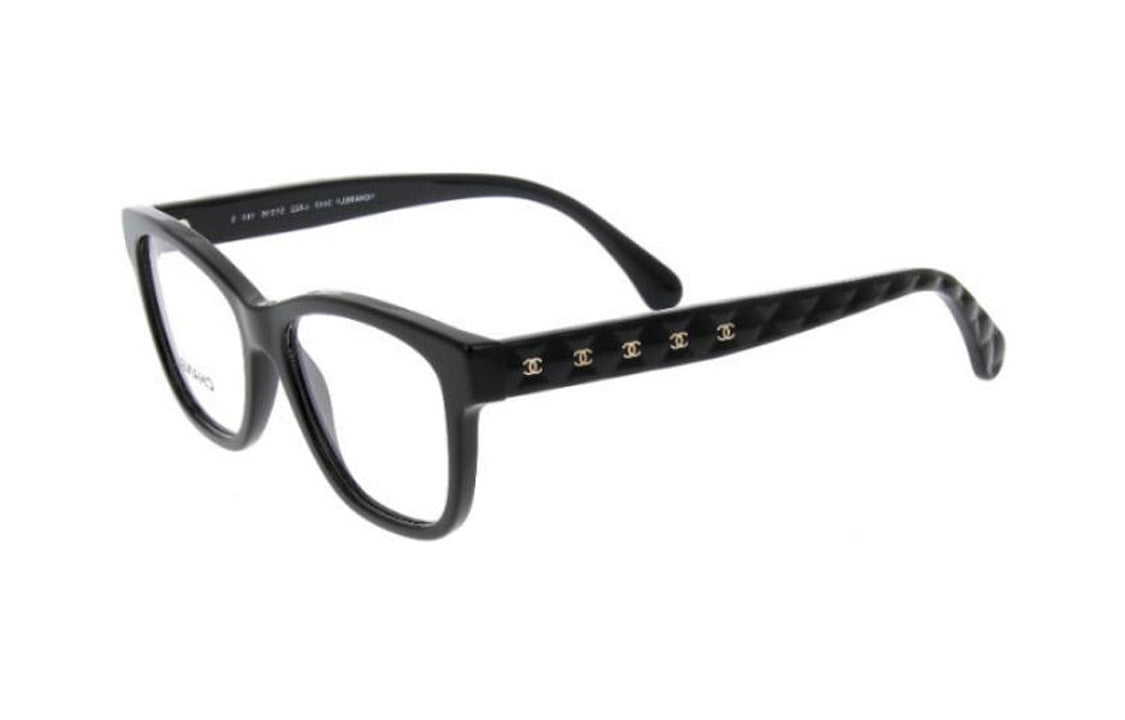 CHANEL - Cat Eye Eyeglass Frames Women's Black