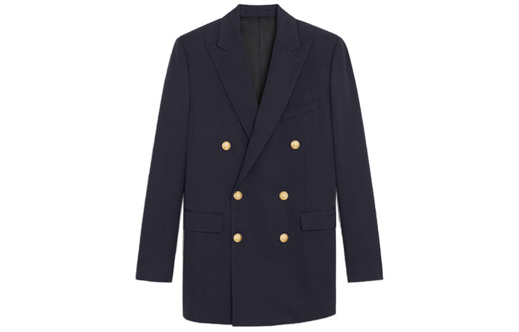CELINE Coat Women's Marine Blue