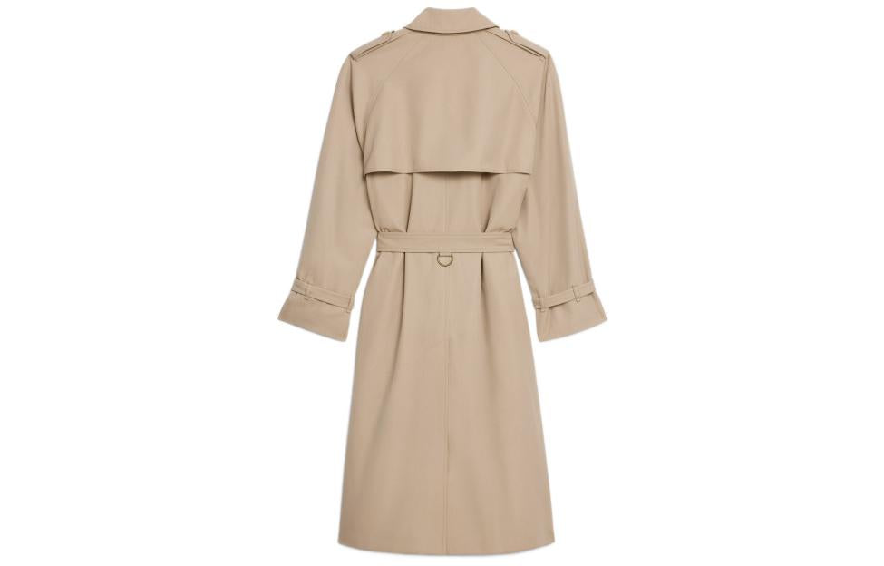 CELINE FW22 Trench Coat Women's Lactose Cream Color