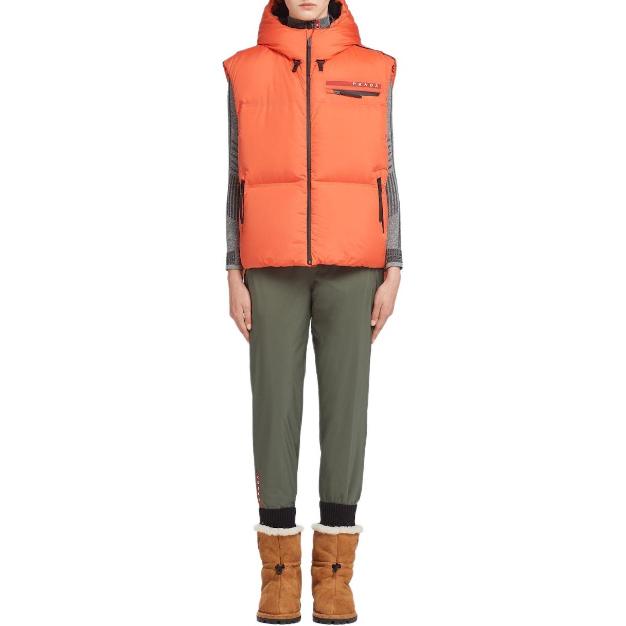 PRADA Down Jackets Women's Orange