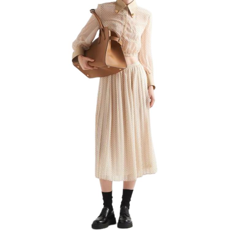 PRADA Casual Short Skirts Women's Ivory