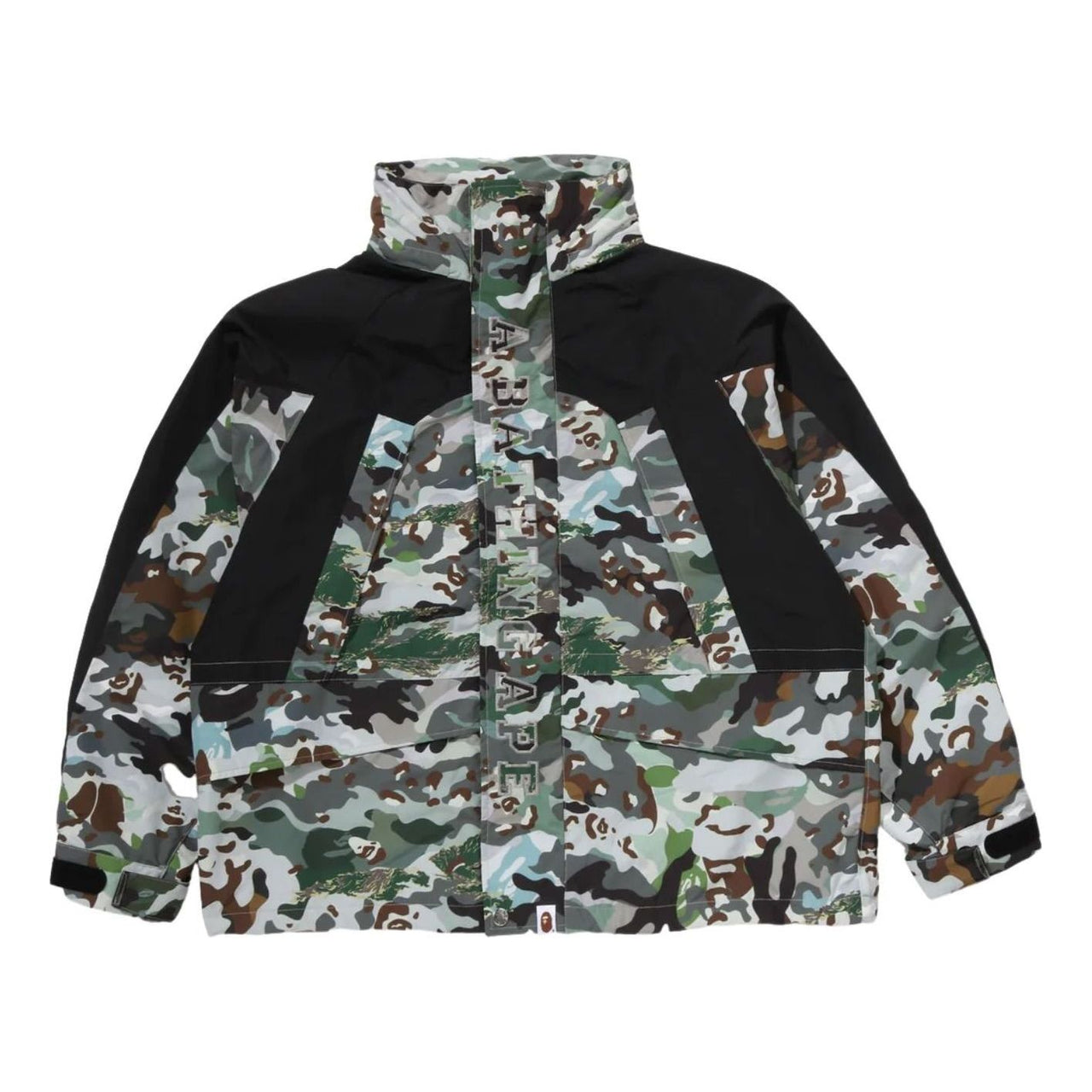 A Bathing Ape Hybrid Camo Snowboard Jacket 'Green' 0ZXLJM302401RGRD