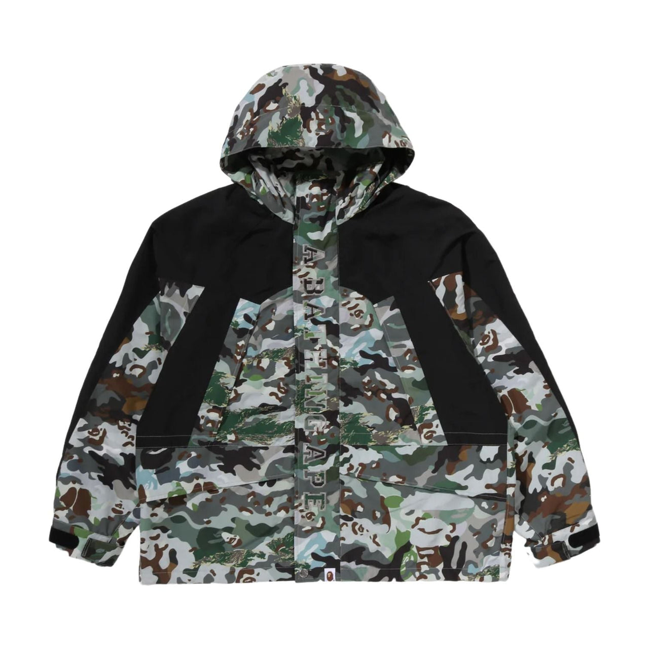 A Bathing Ape Hybrid Camo Snowboard Jacket 'Green' 0ZXLJM302401RGRD
