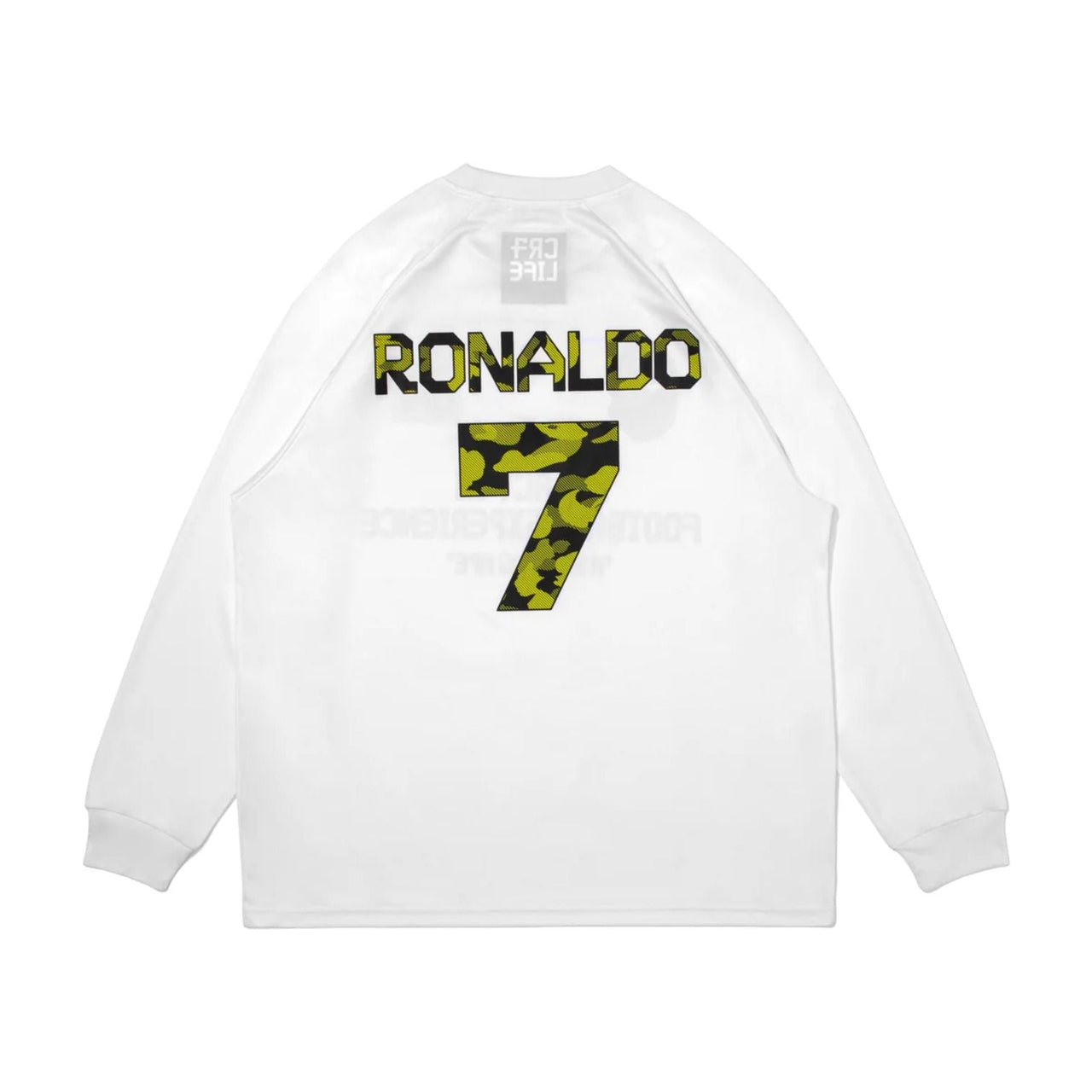 A Bathing Ape x Cristiano Ronaldo CR7 Life Multi Logo Poly Relaxed Fit Jersey 'White' 0ZXLTM905111PWHX