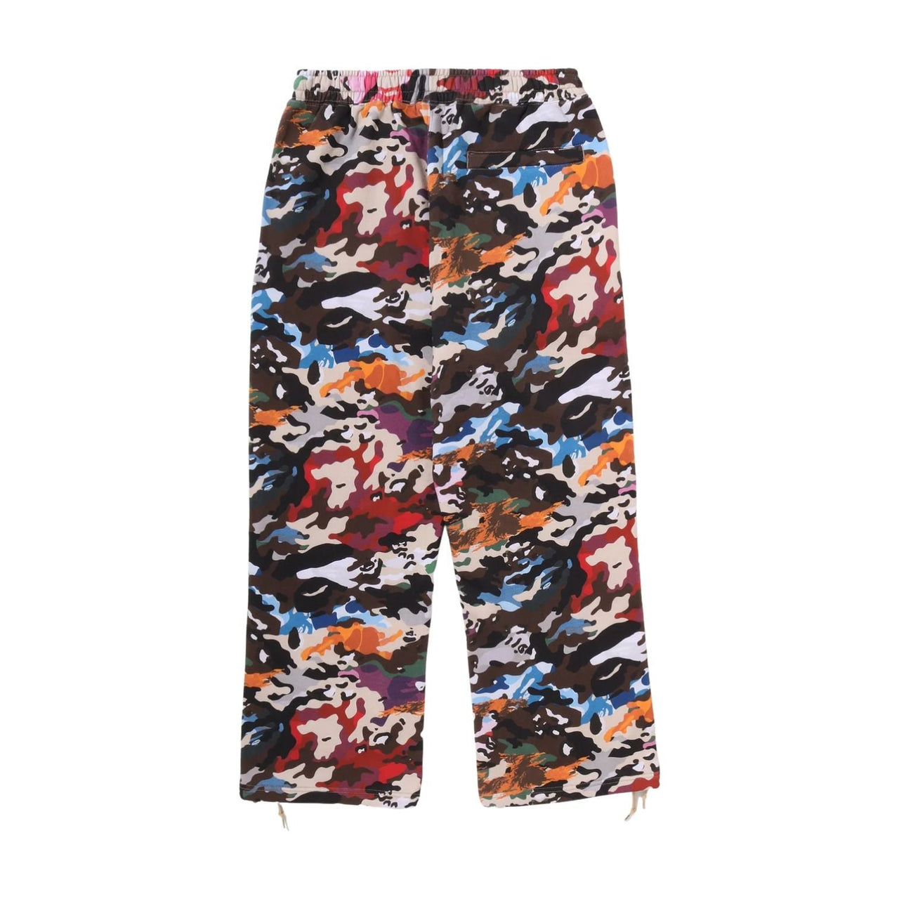 A Bathing Ape Hybrid Camo Ape Face Logo Relaxed Fit Sweatpants 'Multicolor' 0ZXPTM316521RMLX