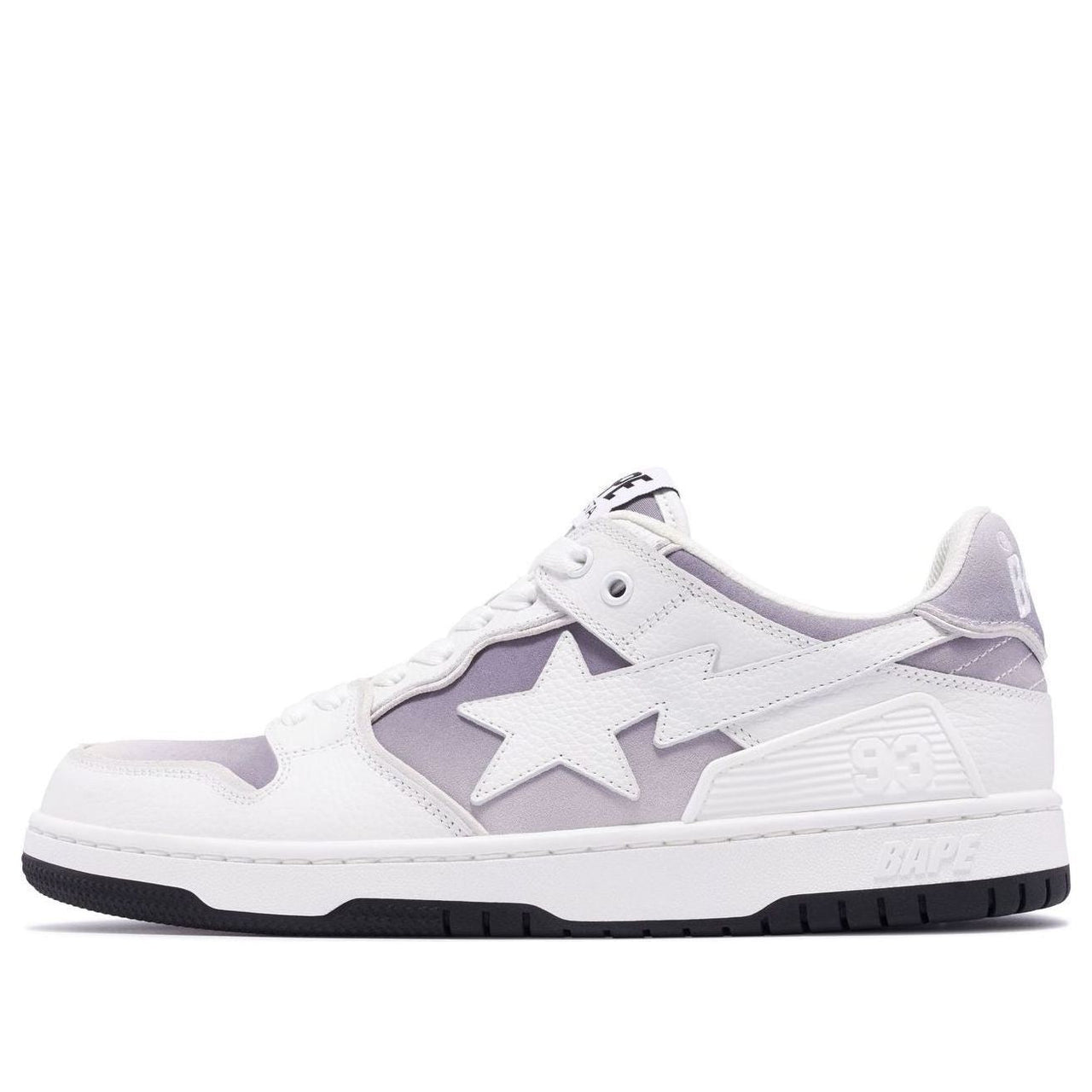 A Bathing Ape SK8 Sta #4 'White Purple' 0ZXSHM191058LWHE